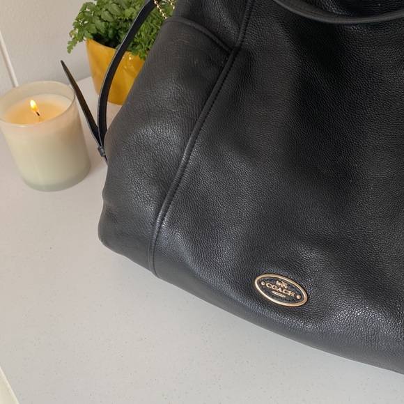 Black Coach Satchel - Picture 9 of 9